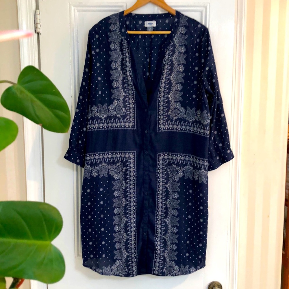Old Navy size XL Bohemian Cowgirl Handkerchief shift dress